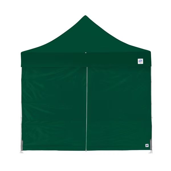 TAA Compliant Mid-Zip Sidewall, 10' W x 10' H, Forest Green, E-Z Up, Mfr#: SWP3M10MCFG